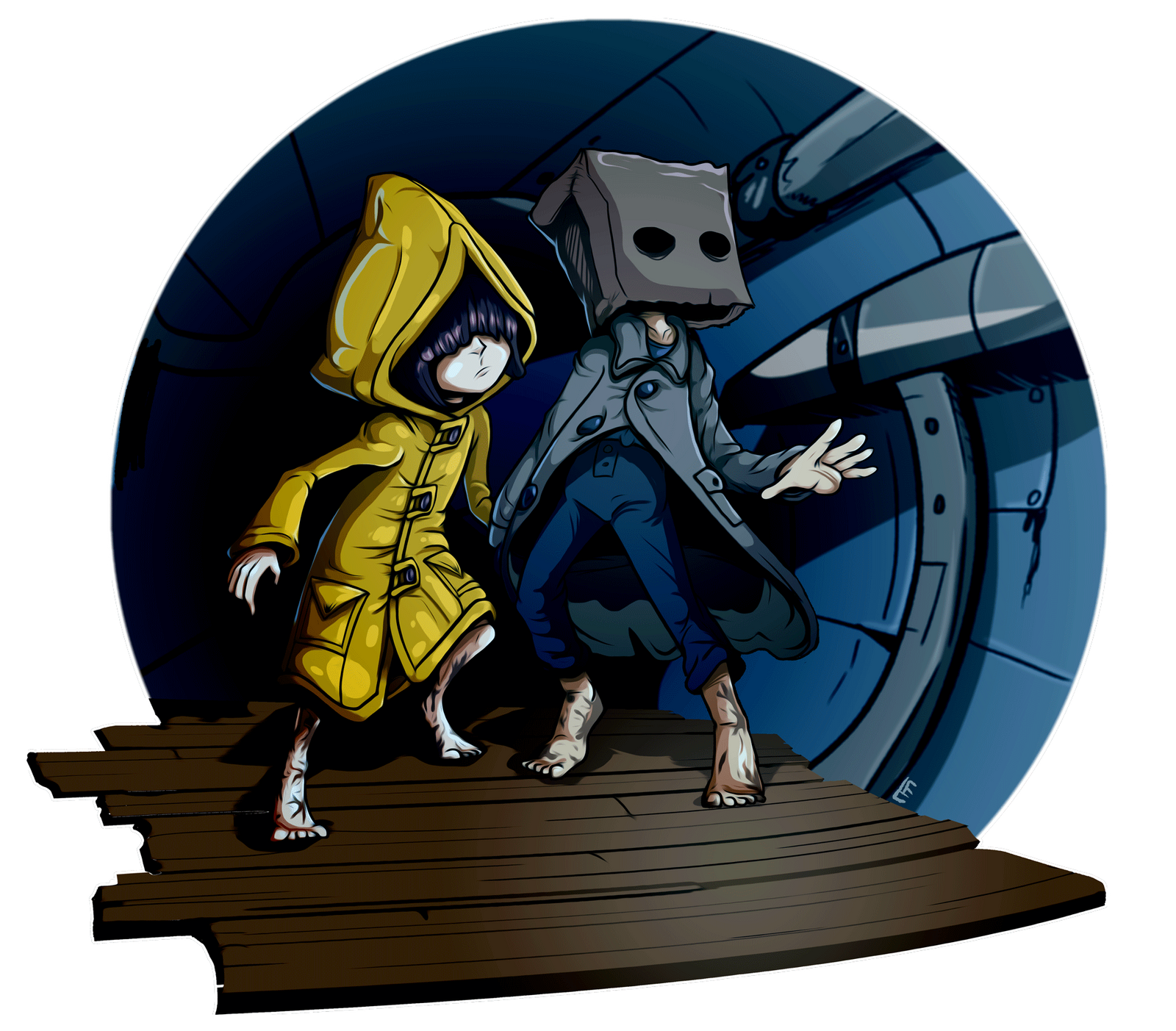 pix Deviantart Six Little Nightmares Fanart little nightmares ii mono and six by