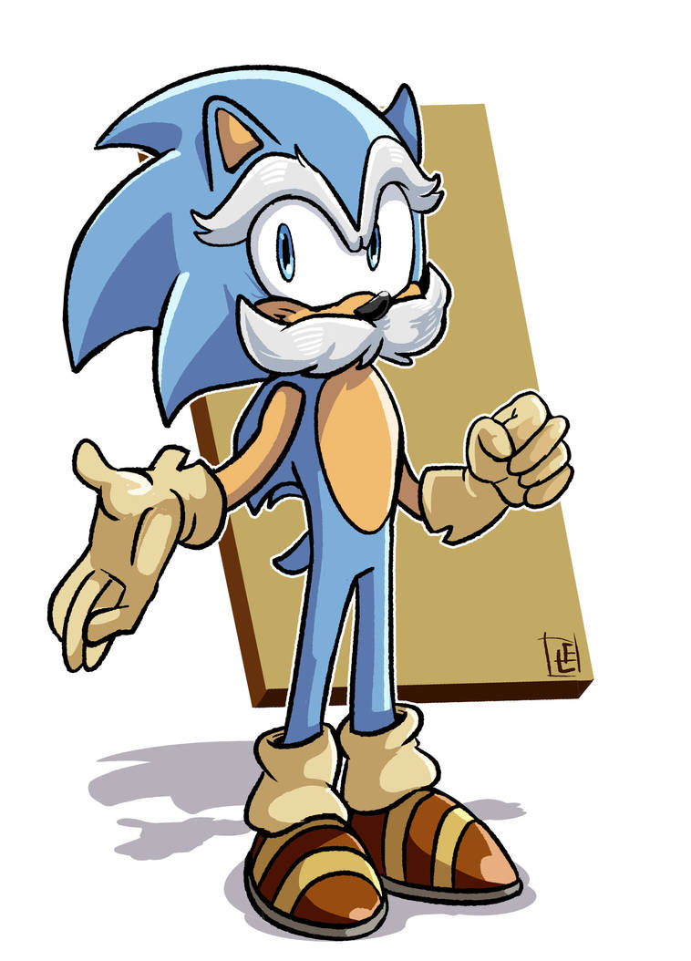 Sonic Archie : Uncle Chuck Hedgehog by FrancoisL-Artblog on DeviantArt