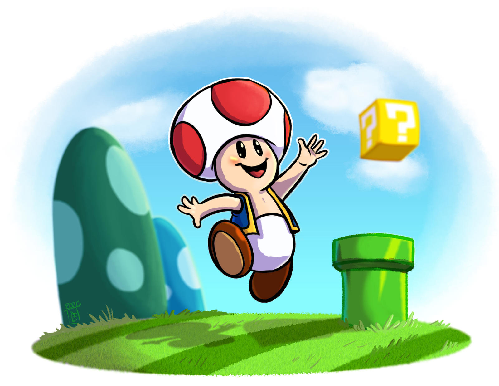 Super Mario : Toad by FrancoisL-Artblog on DeviantArt