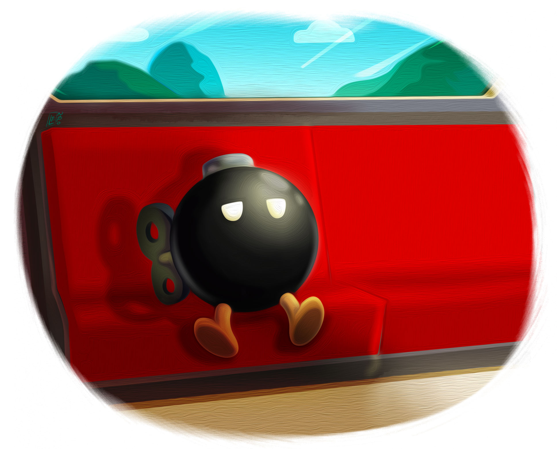 pic Bob Omb Paper Mario Origami King Characters paper mario well i m bob omb by