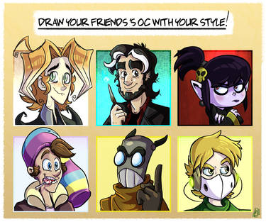 Draw your Friends's OC in your style !