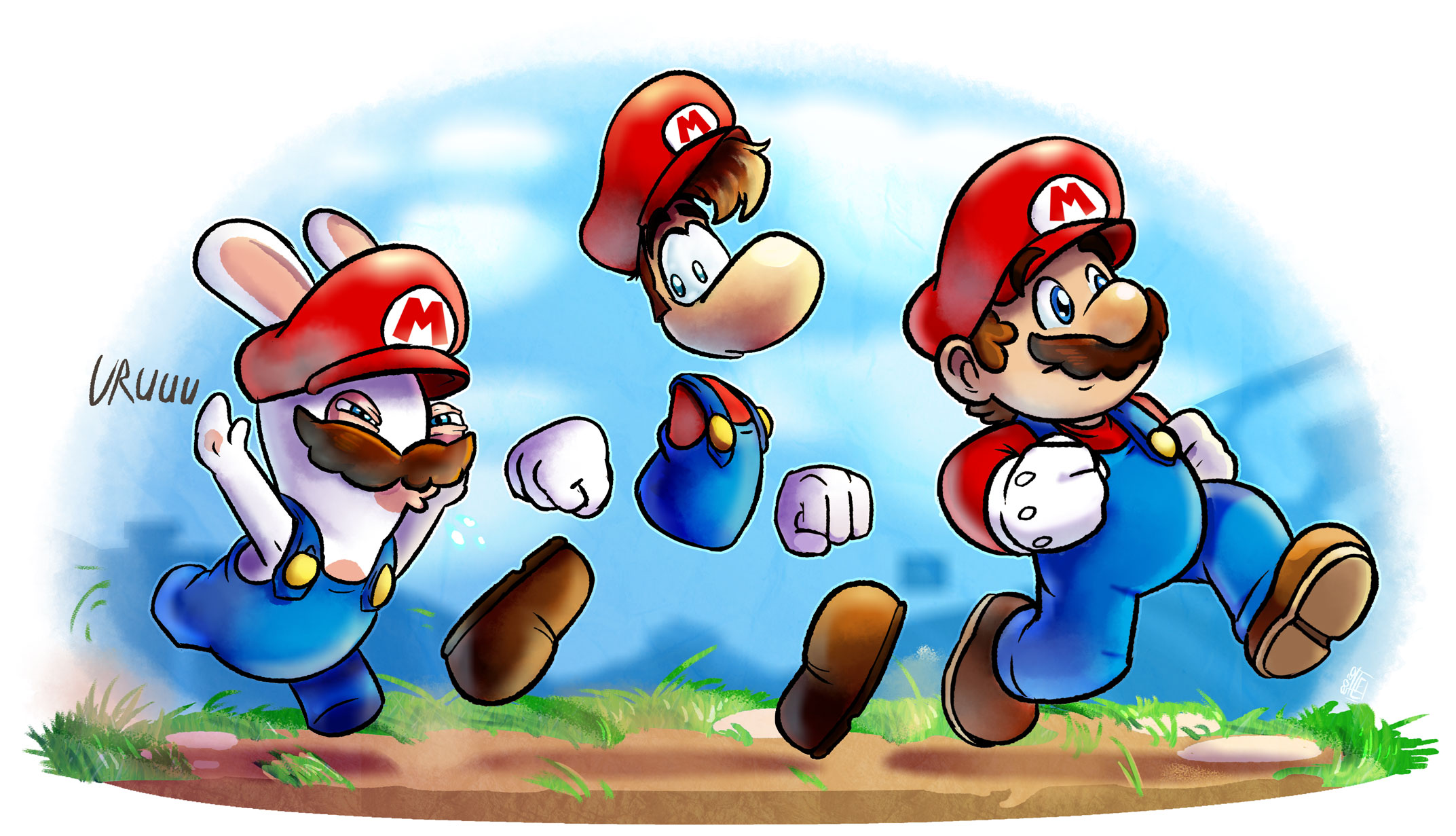 Mario + Rayman + Rabbids : Kingdom Battle by FrancoisL-Artblog on ...