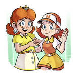Mario Golf : Daisy and Azalea