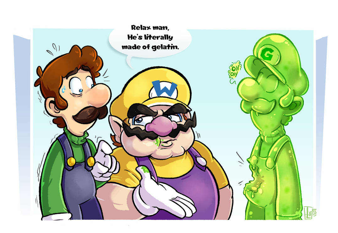 Luigi's Mansion : Don't bring Wario. by FrancoisL-Artblog on