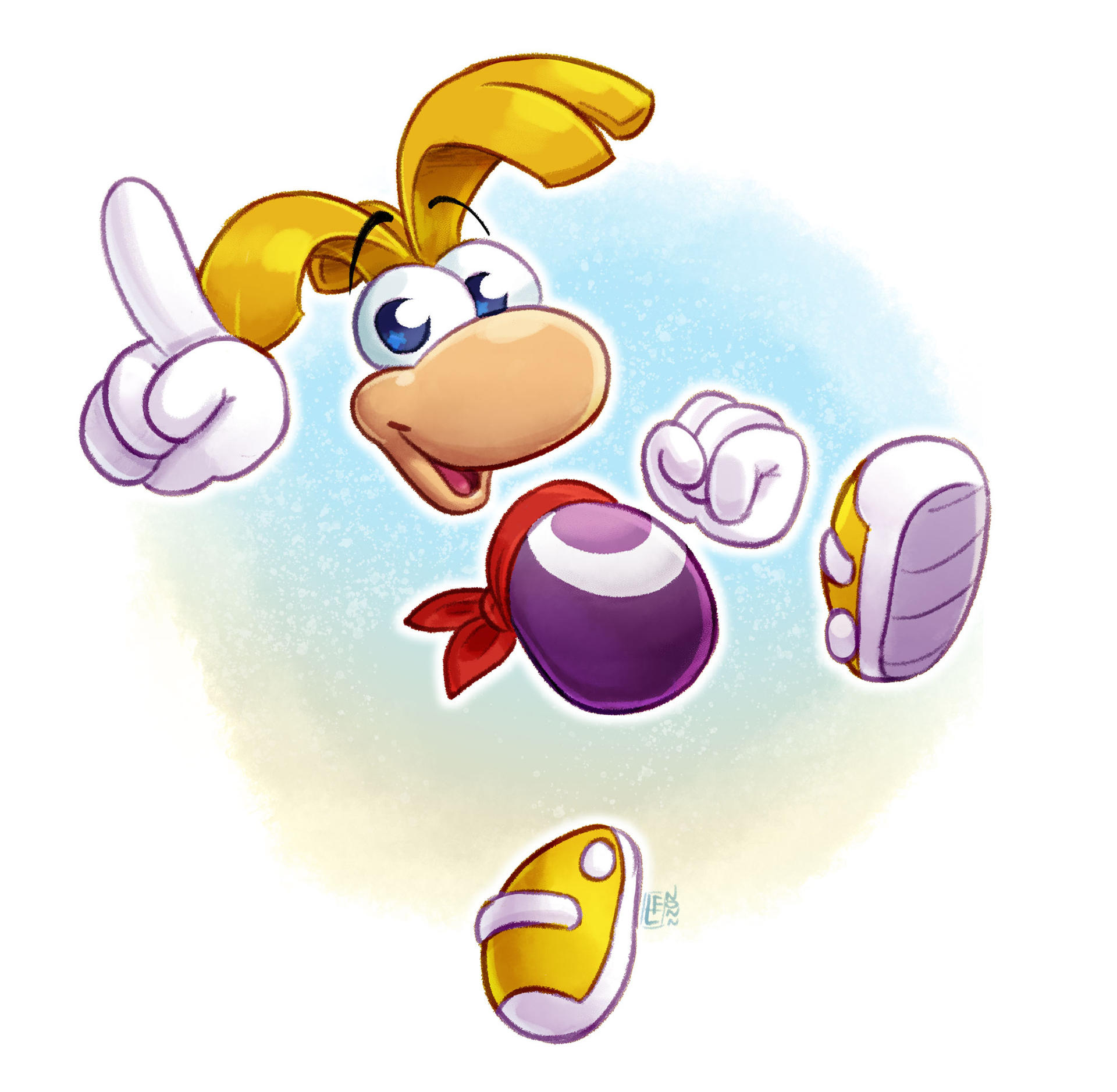 Classic Rayman by FrancoisL-Artblog on DeviantArt