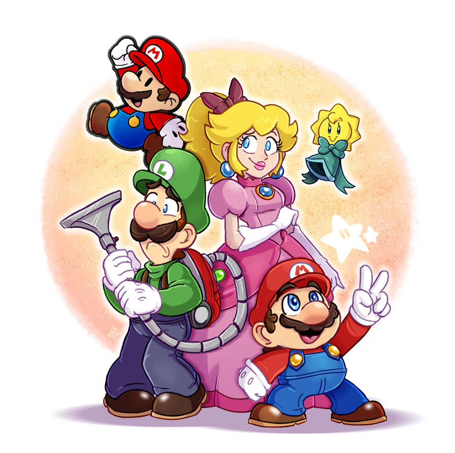 Super Mario : RPG, Paper, Princess and Luigi by FrancoisL-Artblog on ...
