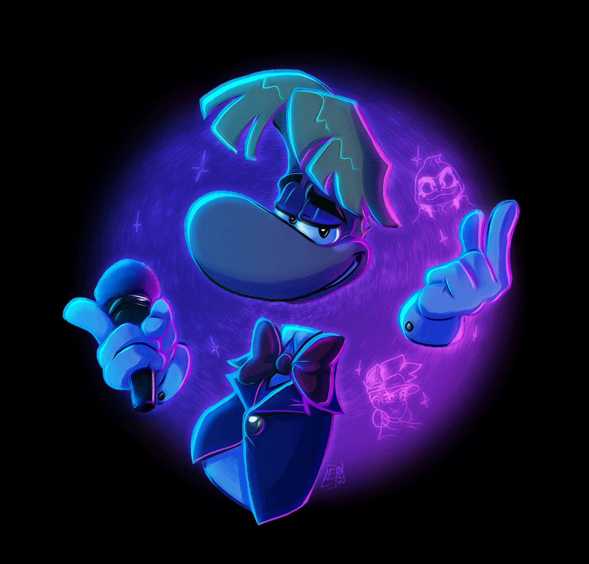 Captain Laserhawk : With our Host, Rayman by FrancoisL-Artblog on ...