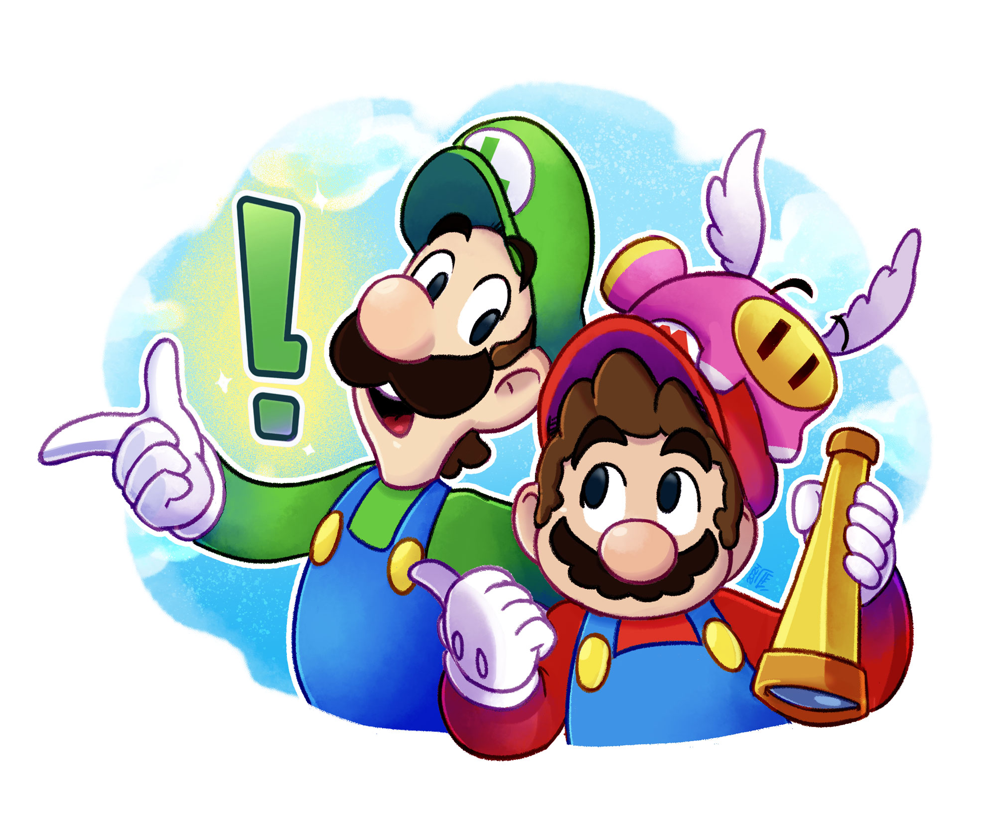 Mario and Luigi : Brothership fan art by FrancoisL-Artblog on DeviantArt
