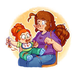 Geraldine and Mona : Younger Years