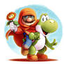 Mario Galaxy Movie : Mario and Yoshi