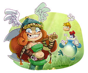 Rayman Legends Retold Fan art