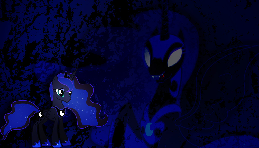 Luna vs nightmare moon