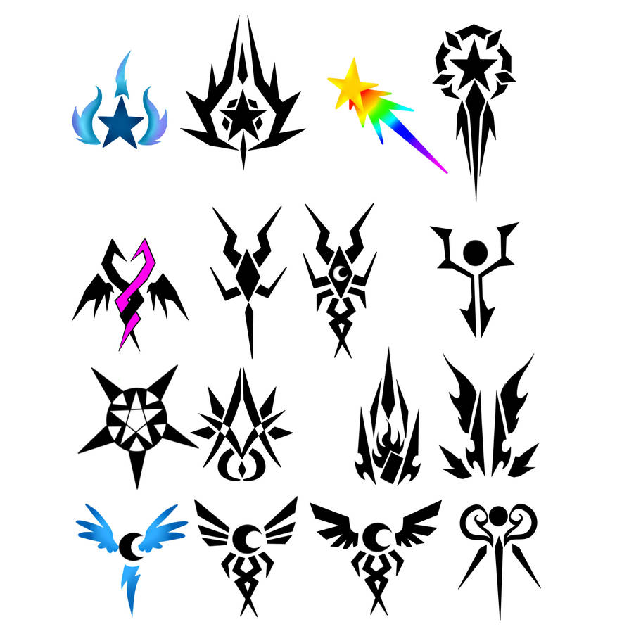 (OC) Symbols by YoungbloodValkyrie on DeviantArt