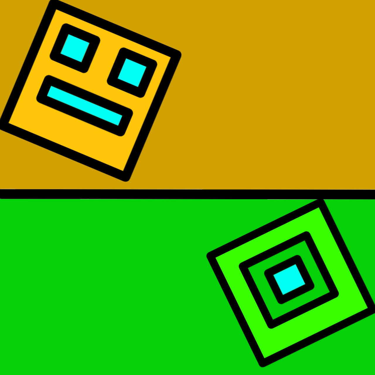 New Art Geometry Dash !!! by MrGold256 on DeviantArt