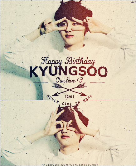 Typography - Happy Birthday Kyungsoo #2