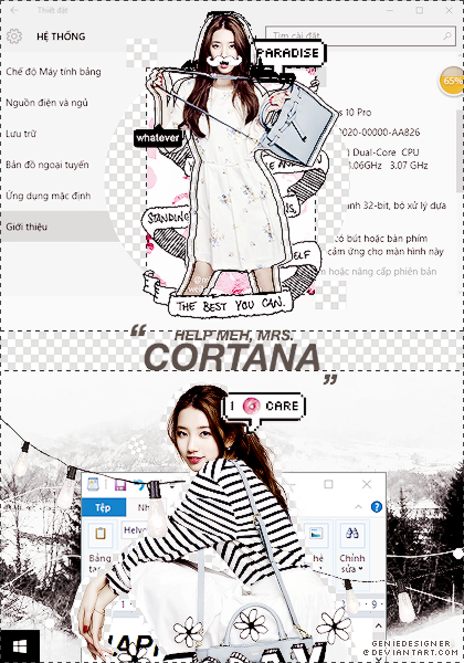 CORTANA (From ''Windows 10'' series) by GenieDyo on DeviantArt