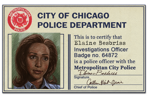 Elaine Police ID Badge