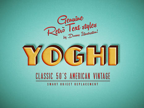 10 YOGHI CLASSIC 50's AMERICAN VINTAGE