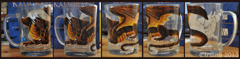 Painted pint: Draconniss