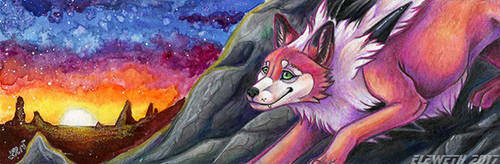 Bookmark: Dusk Lycanroc by Eleweth