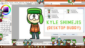 Shimeji Pack- Kyle Broflovski (South Park)