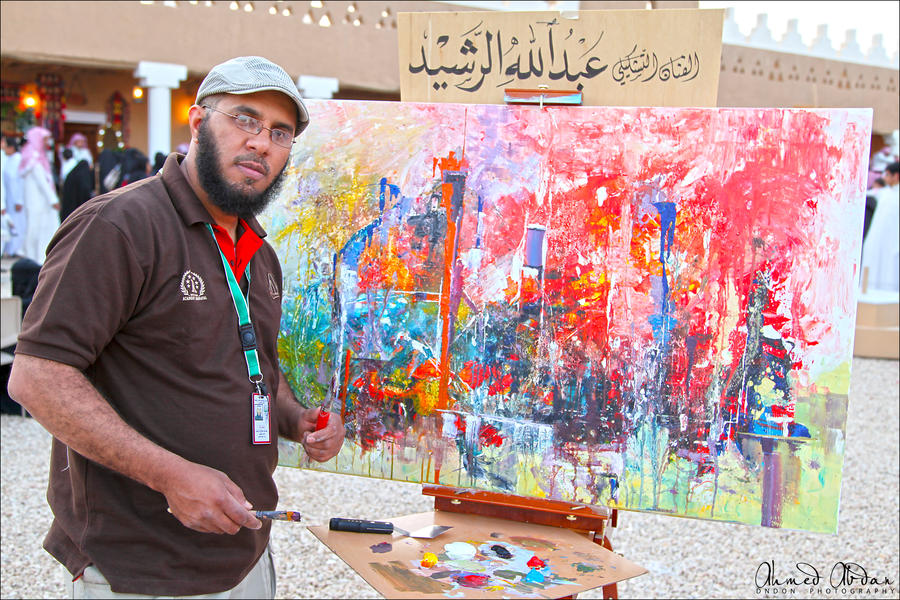 Painter Rashed Painter Abdullah Rashid by Ahmed-Abdan on DeviantArt