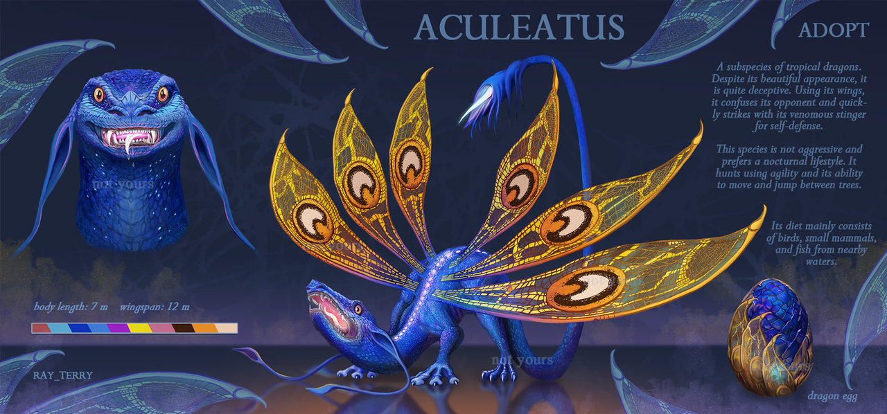 Dragon Aculeatus Adoptable(OPEN)