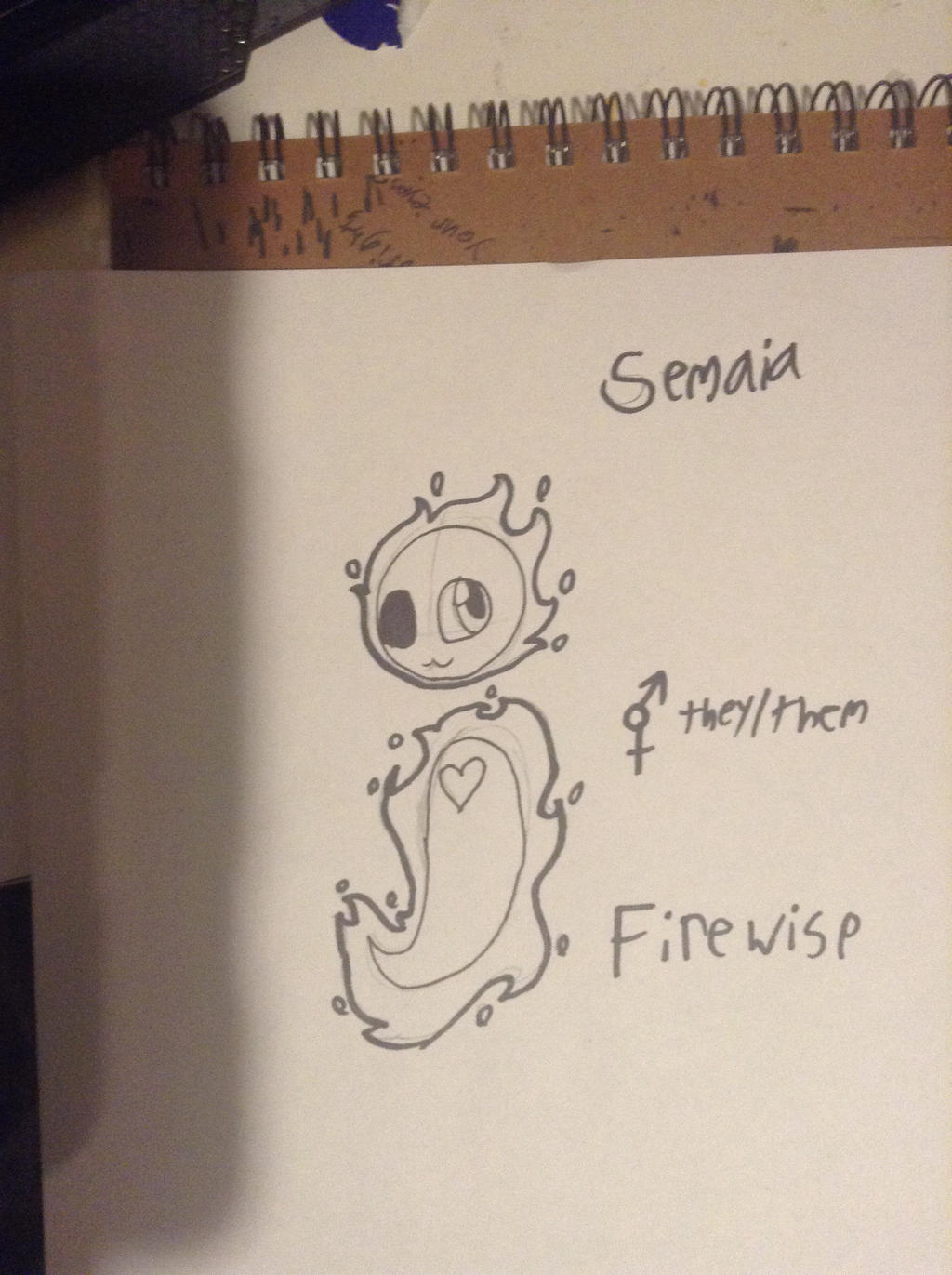 Fire wisp OC by Blueberry2345 on DeviantArt