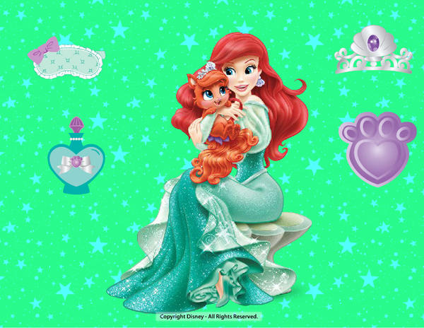 Ariel And Treasure by Mileymouse101 on DeviantArt