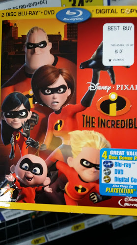 The Incredibles Bluray