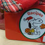 Santa Snoopy Recipe Box