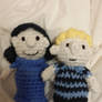 Lucy And Schroeder Knit Dolls