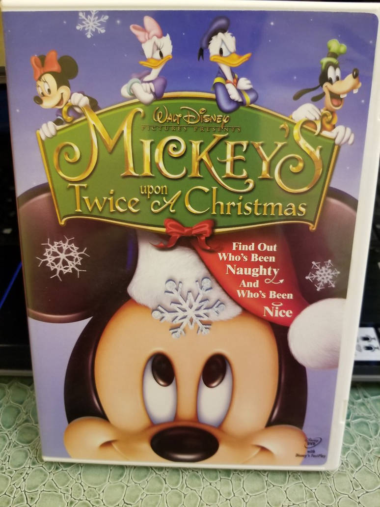 Mickey's Twice Upon A Christmas DVD by Mileymouse101 on DeviantArt