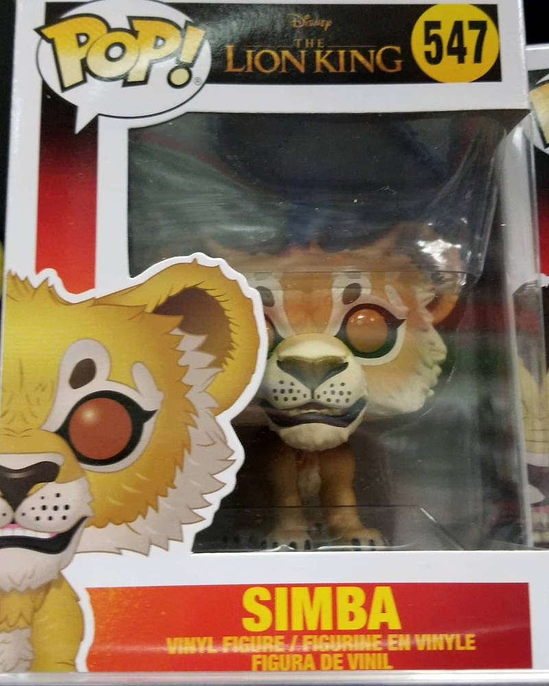 Simba Pop Figure by Mileymouse101 on DeviantArt