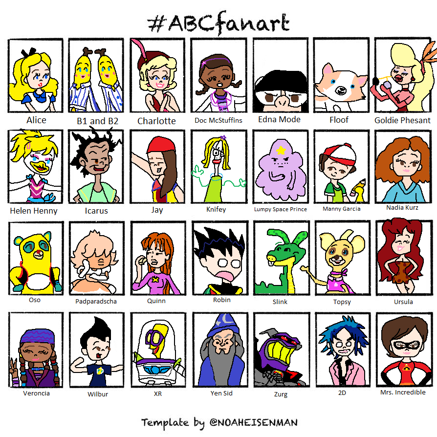 Character Abc R Deviantart #ABCfanart Favorite Character by Mileymouse101 on DeviantArt