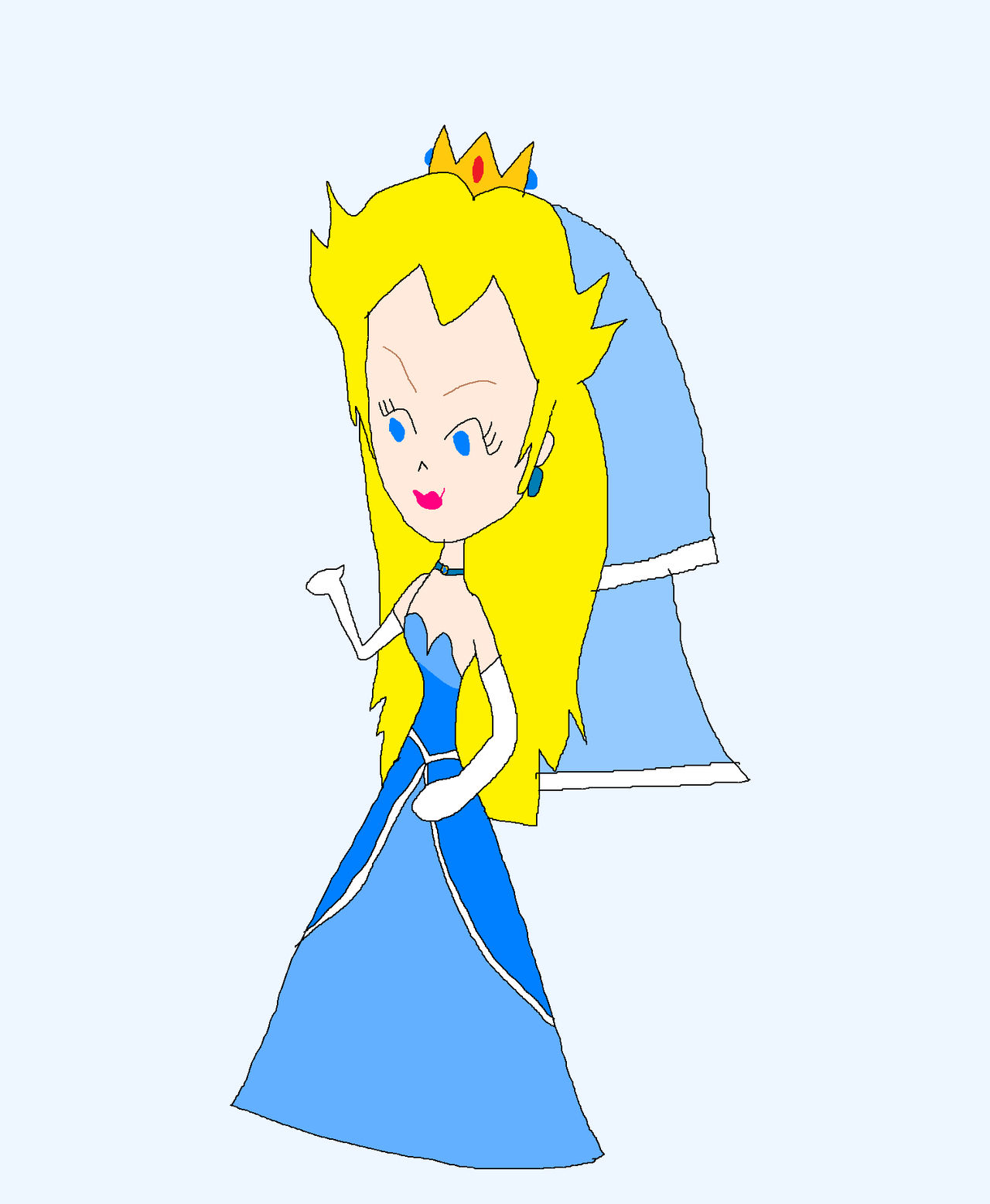 princess peach ice dress Game Peach Princess Showtime Cosplay Costume Ice Princess Peach Blue Dress
