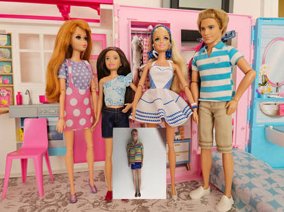Barbie Dolls School Morning Routine - Dreamhouse Adventures Toys 
