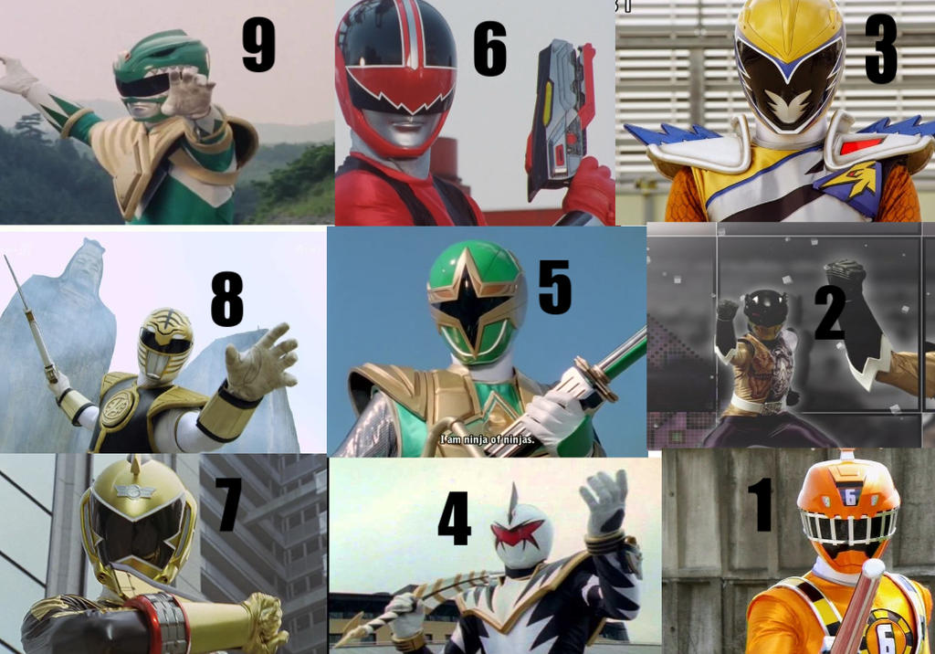 My Top 9 Sentai SIxth Rangers by Omnianimeman2 on DeviantArt