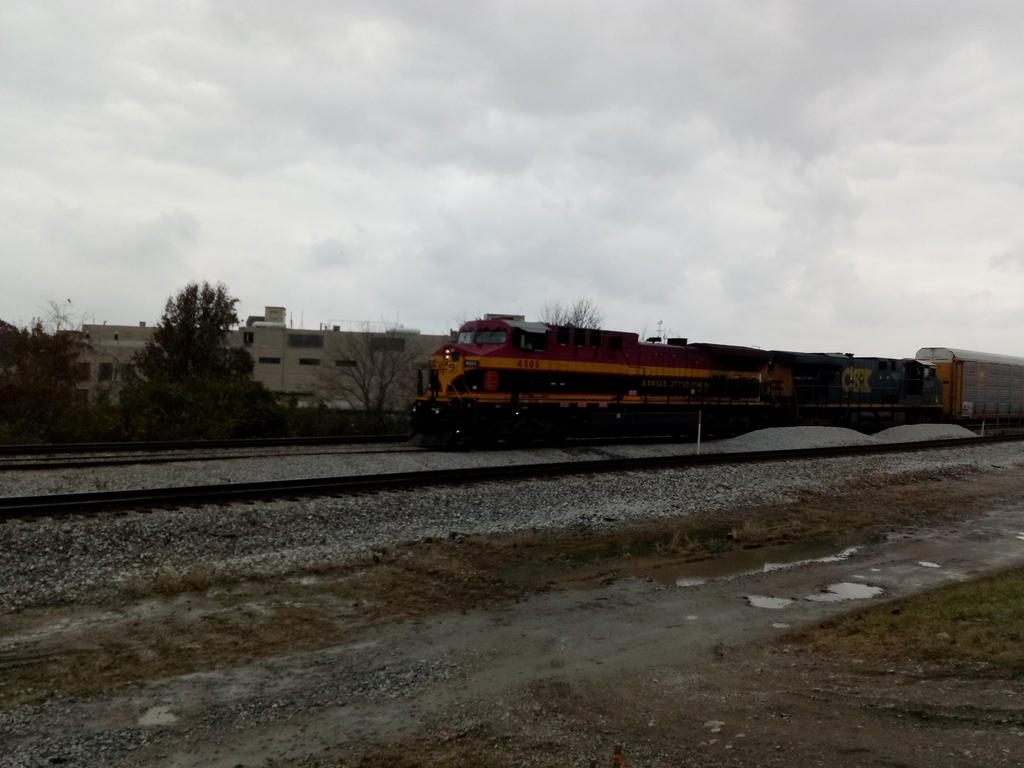 KCS DE MEXICO pulling CSX train by cnichting08 on DeviantArt