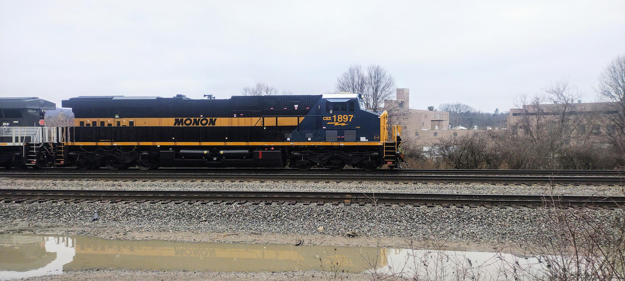CSX 1897 Monon Heritage Unit Leading M216 by cnichting08 on DeviantArt