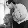 Bela Lugosi sculpting his own bust, circa 1932 0