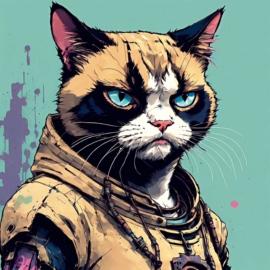 Grumpy Cat Rip Deviantart Dieselpunk Grumpy Cat by DeadshotArtworks on DeviantArt