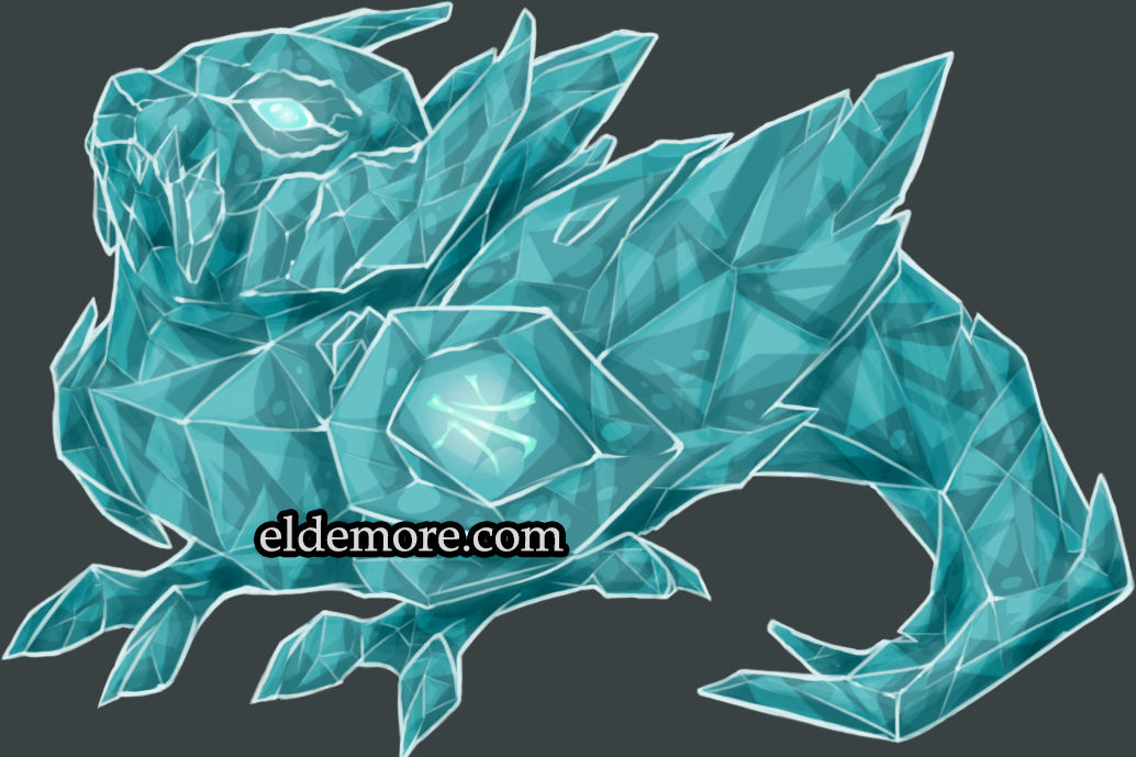 Ice Rune Dragon by Jendalee on DeviantArt