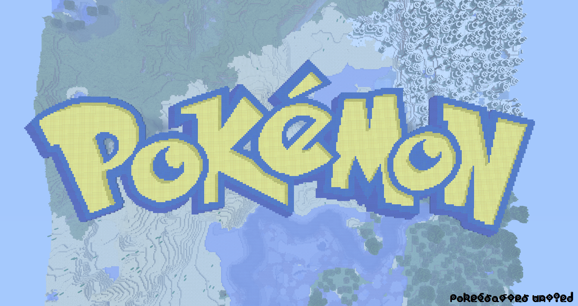 Pokemon Logo In Minecraft Big Enough By Pkmnmc On Deviantart Pokemon Logo In Minecraft Big Enough By Pkmnmc On Deviantart