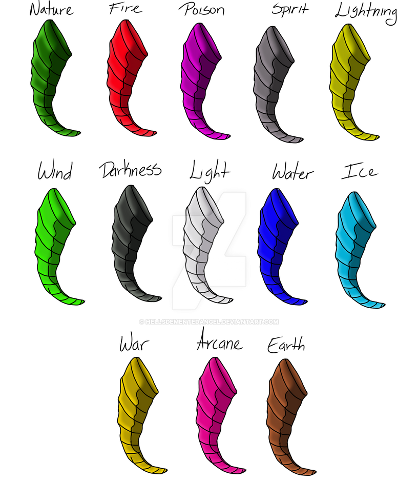 Shed Ruhtel Horns by HellsDementedAngel on DeviantArt