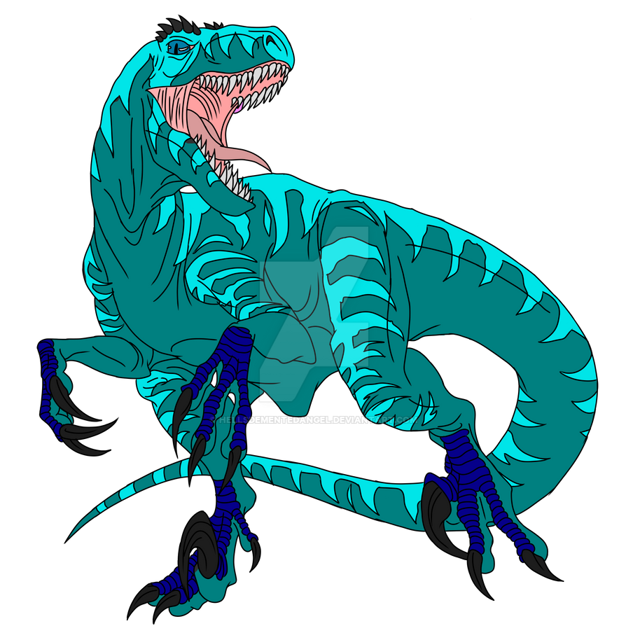 Qps Raptor Teal Battle Raptor by HellsDementedAngel on DeviantArt