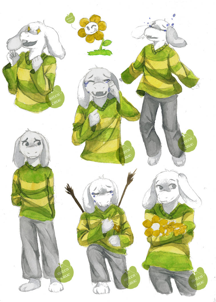 ASRIEL - FULL by RozenTrue on DeviantArt