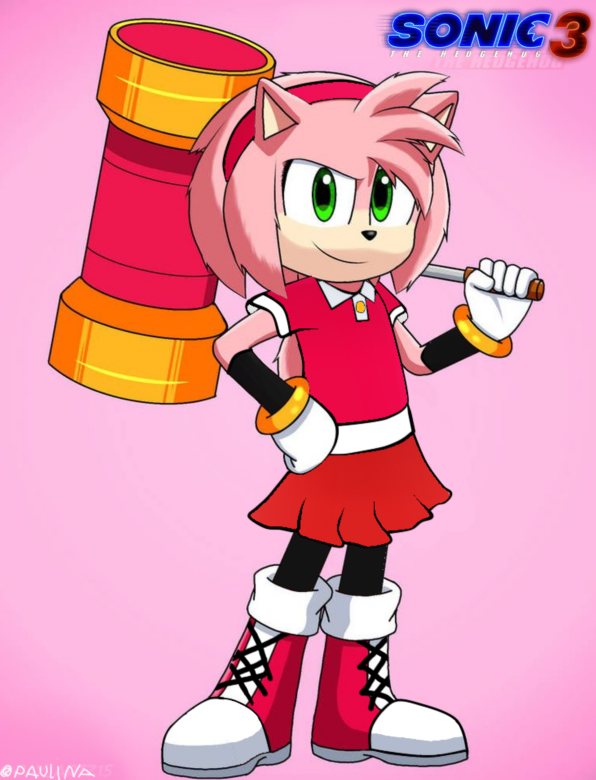 Amy Rose adventure clothes In Sonic The movie 3 by paulinaolguin on  DeviantArt