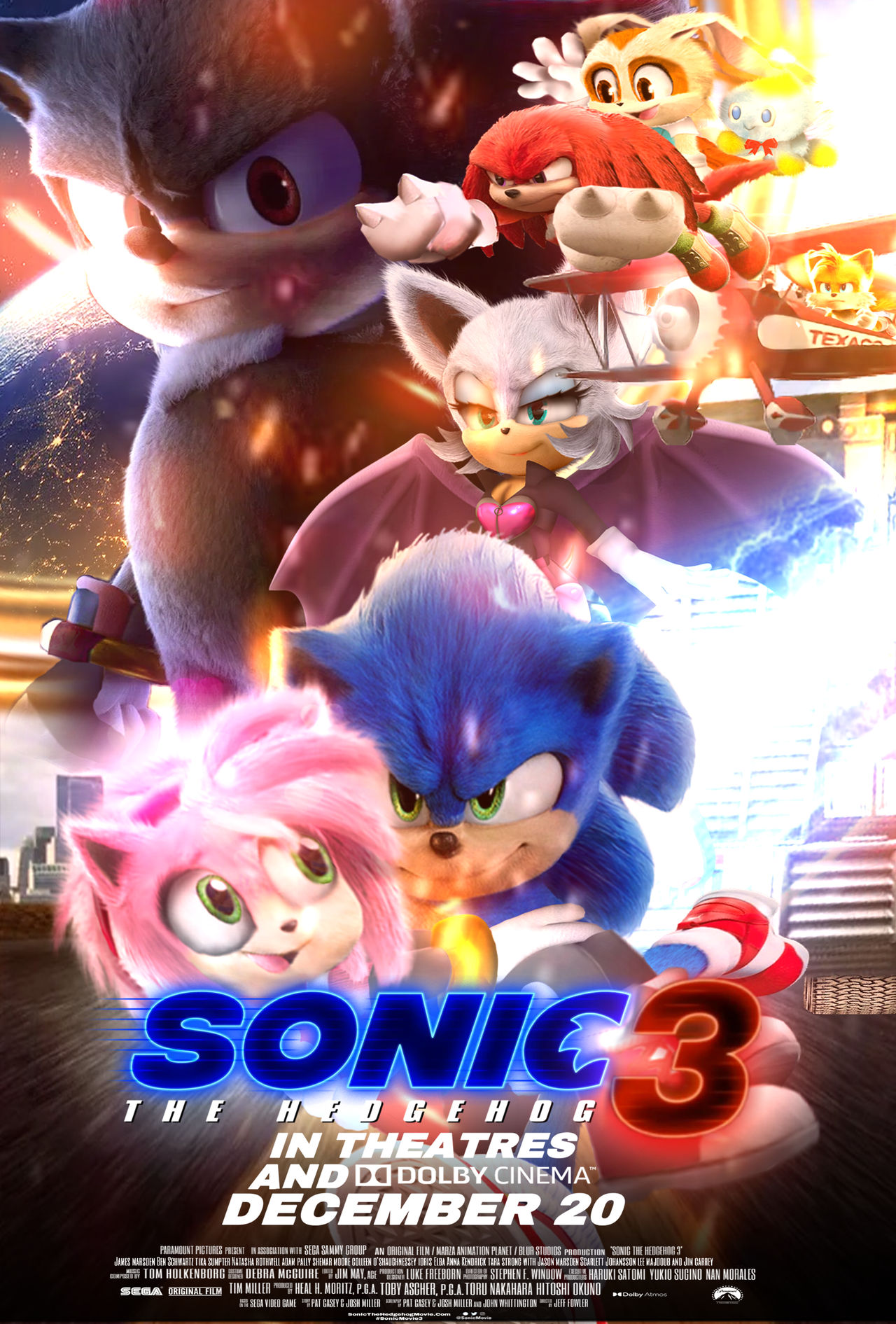Sonic Movie 3 - Best Poster - Amy And Sonic 