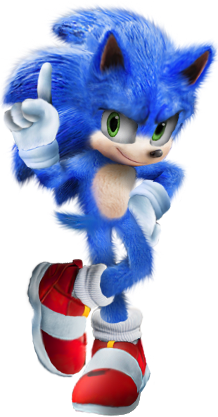 Movie Sonic if he were 10% more realistic by philkallahar on DeviantArt